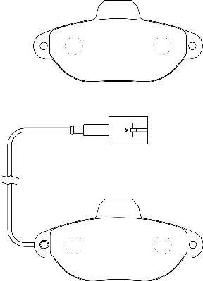 Omnicraft 2134830 - Тормозные колодки, дисковые, комплект autospares.lv