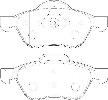 Omnicraft 2134874 - Тормозные колодки, дисковые, комплект autospares.lv