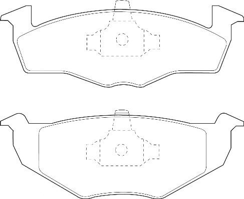 Omnicraft 2134870 - Тормозные колодки, дисковые, комплект autospares.lv