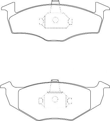 Omnicraft 2134872 - Тормозные колодки, дисковые, комплект autospares.lv