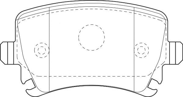 Omnicraft 2135575 - Тормозные колодки, дисковые, комплект autospares.lv