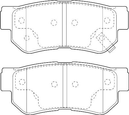 Omnicraft 2135692 - Тормозные колодки, дисковые, комплект autospares.lv