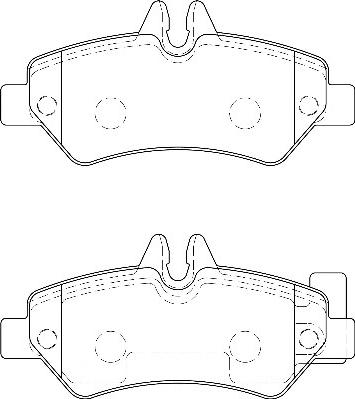 Omnicraft 2135644 - Тормозные колодки, дисковые, комплект autospares.lv