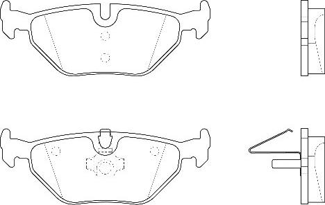 Omnicraft 2135640 - Тормозные колодки, дисковые, комплект autospares.lv