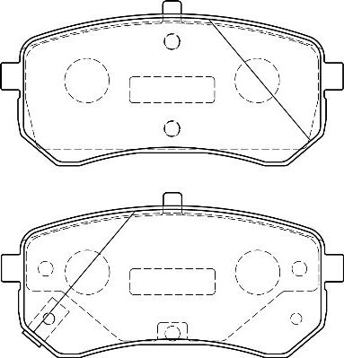 Omnicraft 2135656 - Тормозные колодки, дисковые, комплект autospares.lv