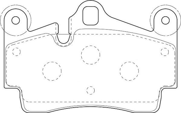 Omnicraft 2135686 - Тормозные колодки, дисковые, комплект autospares.lv