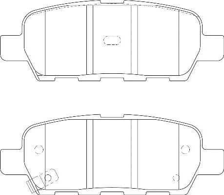 Omnicraft 2135624 - Тормозные колодки, дисковые, комплект autospares.lv