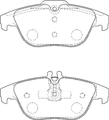 Omnicraft 2135674 - Тормозные колодки, дисковые, комплект autospares.lv