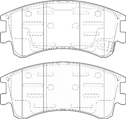 Omnicraft 2135014 - Тормозные колодки, дисковые, комплект autospares.lv