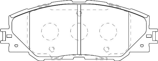 Omnicraft 2135012 - Тормозные колодки, дисковые, комплект autospares.lv