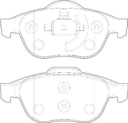 Omnicraft 2135029 - Тормозные колодки, дисковые, комплект autospares.lv