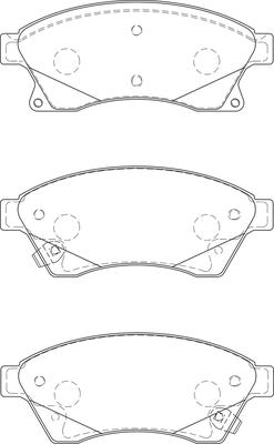 Omnicraft 2135022 - Тормозные колодки, дисковые, комплект autospares.lv