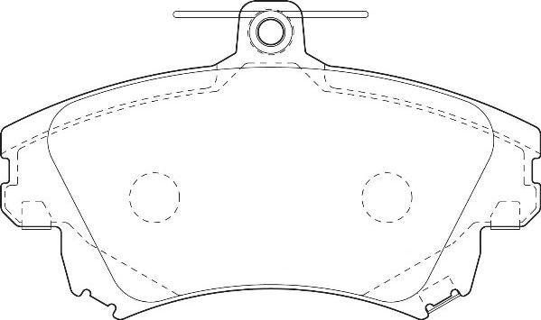 Omnicraft 2135148 - Тормозные колодки, дисковые, комплект autospares.lv