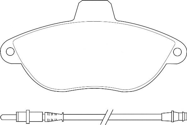 Omnicraft 2135155 - Тормозные колодки, дисковые, комплект autospares.lv