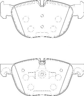 Omnicraft 2135150 - Тормозные колодки, дисковые, комплект autospares.lv