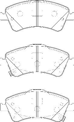 Omnicraft 2135164 - Тормозные колодки, дисковые, комплект autospares.lv