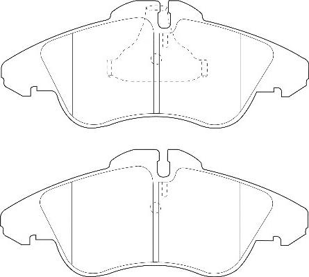 Omnicraft 2135160 - Тормозные колодки, дисковые, комплект autospares.lv