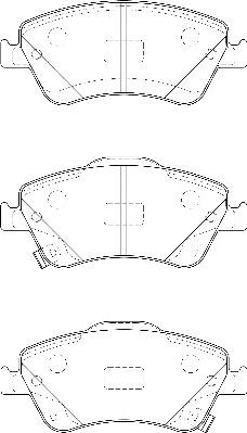 Omnicraft 2135162 - Тормозные колодки, дисковые, комплект autospares.lv