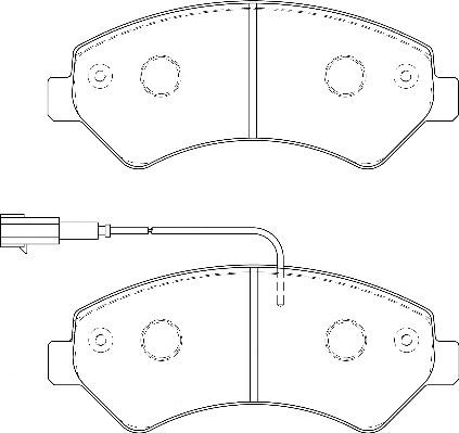 Omnicraft 2135184 - Тормозные колодки, дисковые, комплект autospares.lv