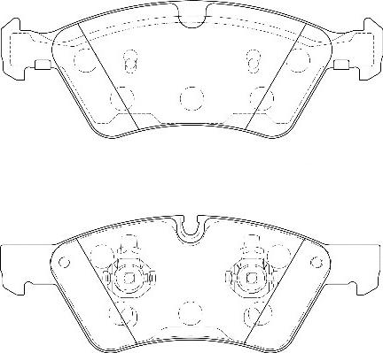Omnicraft 2135180 - Тормозные колодки, дисковые, комплект autospares.lv