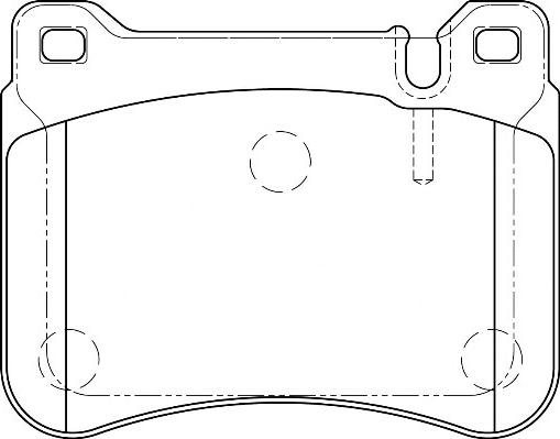 Omnicraft 2135134 - Тормозные колодки, дисковые, комплект autospares.lv