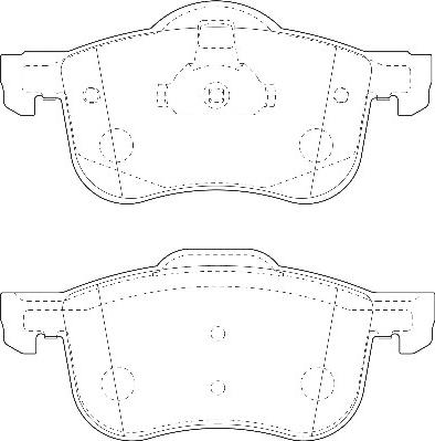 Omnicraft 2135124 - Тормозные колодки, дисковые, комплект autospares.lv