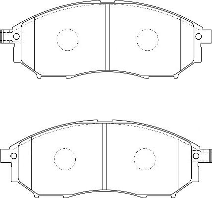 Omnicraft 2135178 - Тормозные колодки, дисковые, комплект autospares.lv