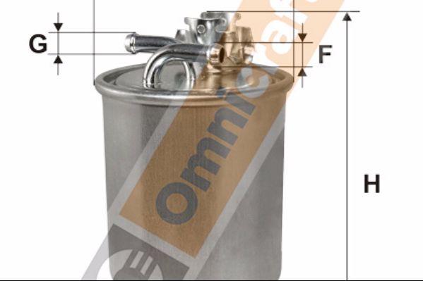 Omnicraft 2136733 - Топливный фильтр autospares.lv