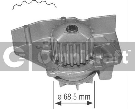 Omnicraft 2316992 - Водяной насос autospares.lv