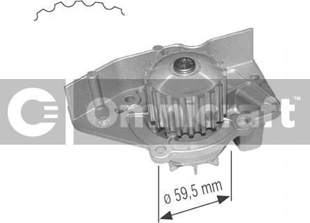 Omnicraft 2317250 - Водяной насос autospares.lv