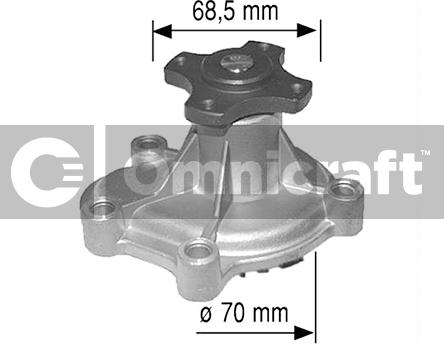 Omnicraft 2317272 - Водяной насос autospares.lv