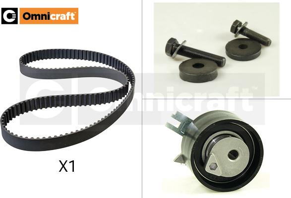 Omnicraft 2320043 - Комплект зубчатого ремня ГРМ autospares.lv