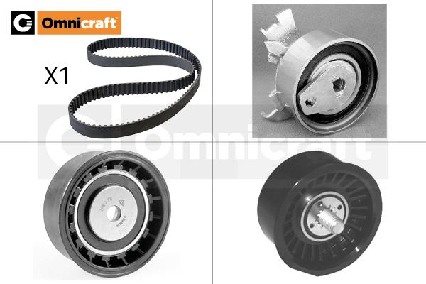 Omnicraft 2328466 - Комплект зубчатого ремня ГРМ autospares.lv