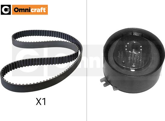 Omnicraft 2328402 - Комплект зубчатого ремня ГРМ autospares.lv