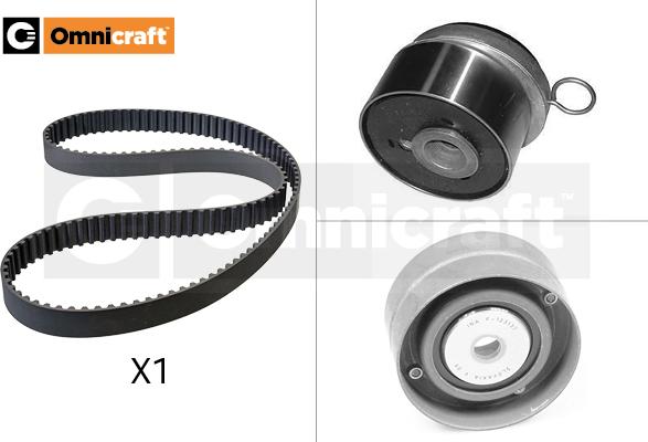 Omnicraft 2328418 - Комплект зубчатого ремня ГРМ autospares.lv