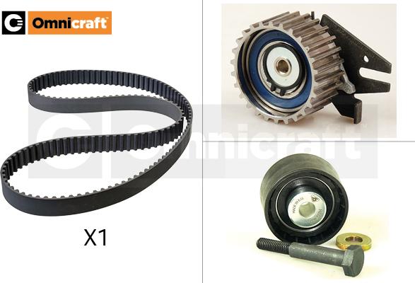 Omnicraft 2328456 - Комплект зубчатого ремня ГРМ autospares.lv