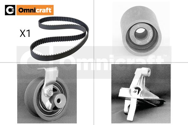 Omnicraft 2328486 - Комплект зубчатого ремня ГРМ autospares.lv