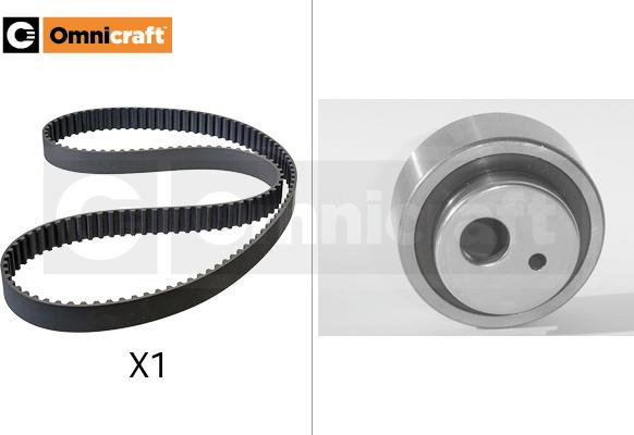 Omnicraft 2328464 - Комплект зубчатого ремня ГРМ autospares.lv