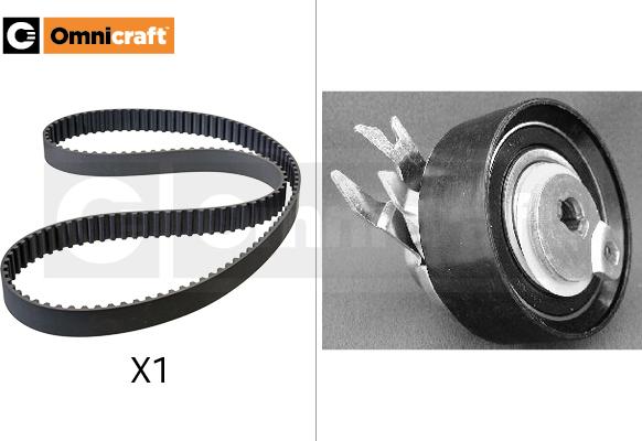 Omnicraft 2328558 - Комплект зубчатого ремня ГРМ autospares.lv