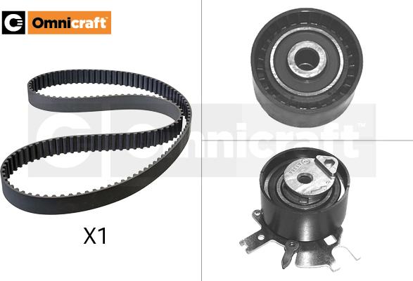 Omnicraft 2328438 - Комплект зубчатого ремня ГРМ autospares.lv