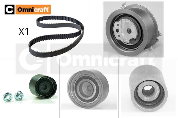 Omnicraft 2328426 - Комплект зубчатого ремня ГРМ autospares.lv