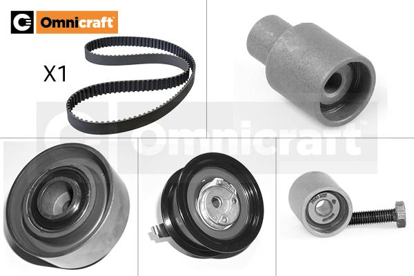 Omnicraft 2328420 - Комплект зубчатого ремня ГРМ autospares.lv