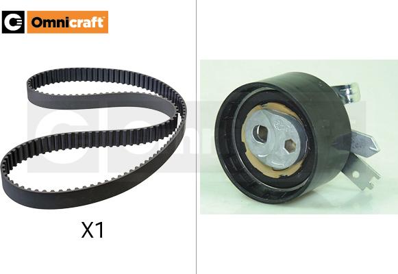 Omnicraft 2328422 - Комплект зубчатого ремня ГРМ autospares.lv