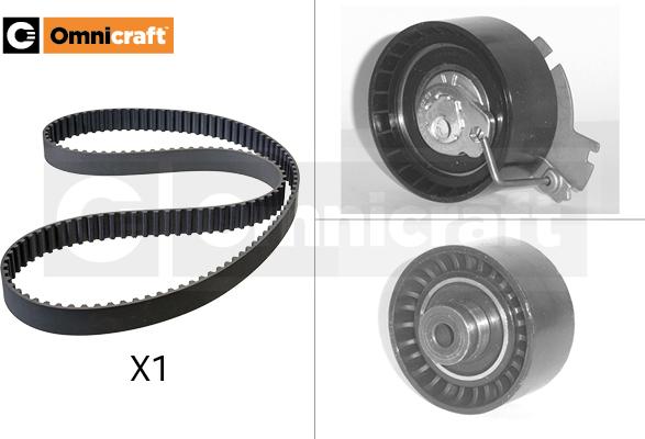 Omnicraft 2328478 - Комплект зубчатого ремня ГРМ autospares.lv