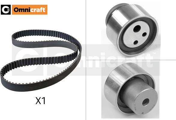 Omnicraft 2328594 - Комплект зубчатого ремня ГРМ autospares.lv