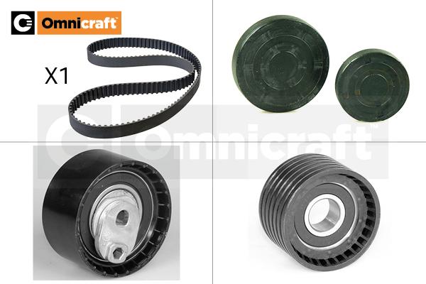 Omnicraft 2328544 - Комплект зубчатого ремня ГРМ autospares.lv