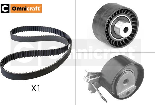 Omnicraft 2328554 - Комплект зубчатого ремня ГРМ autospares.lv