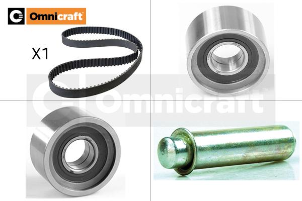 Omnicraft 2328556 - Комплект зубчатого ремня ГРМ autospares.lv