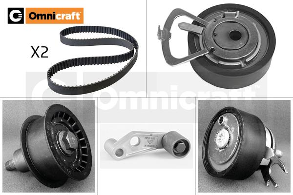 Omnicraft 2328550 - Комплект зубчатого ремня ГРМ autospares.lv