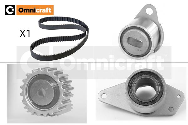 Omnicraft 2328566 - Комплект зубчатого ремня ГРМ autospares.lv